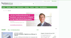 Desktop Screenshot of business-on.de